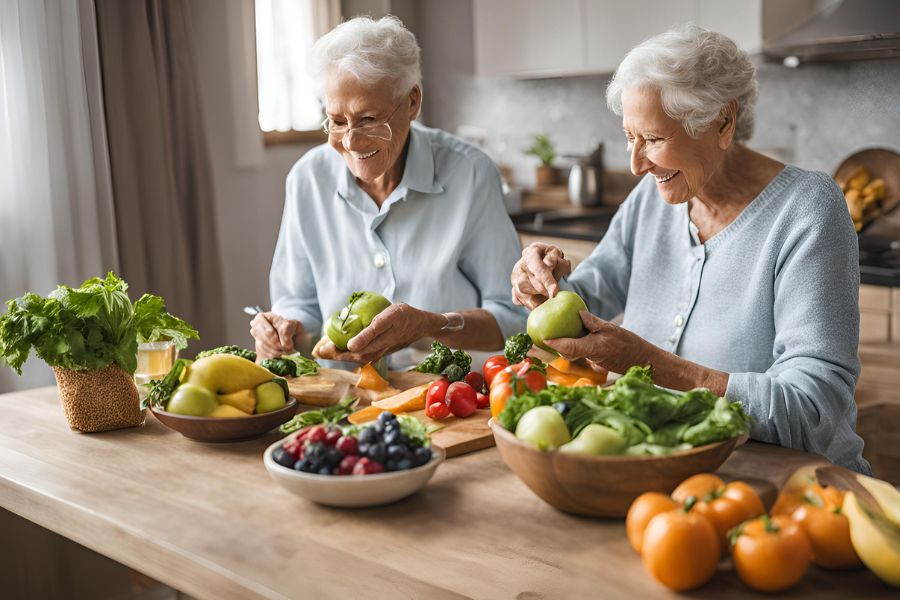 Alimentação Saudável de Nutricionistas: Um Guia para Meia-Idade e Idosos